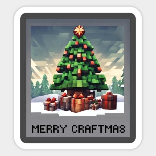 Merry Craftmas Tree Sticker